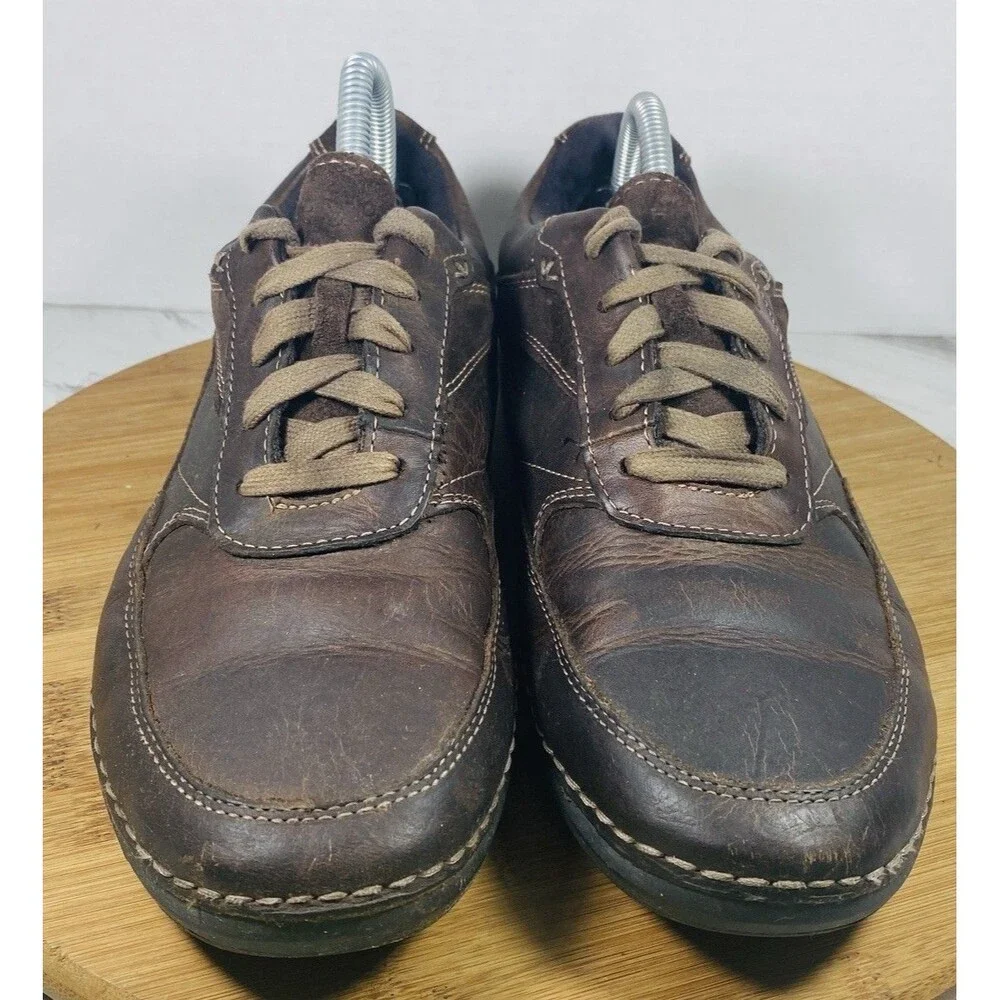 ROCKPORT Men's Brown Leather Lace Up Casual Walking Shoes Size 9 K58058